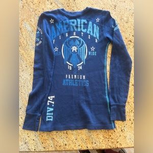 Women’s American fighter, long sleeve thermal shirt